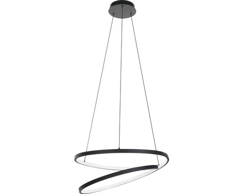 Pendellampa med en böjd, ringformad design
