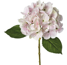 Hortensia med blad av plast