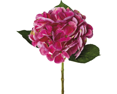 Konstgjord blomma hortensia 48cm rosa