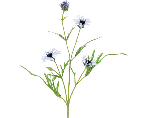 Konstgjord blomma blåklint 62cm ljusblå