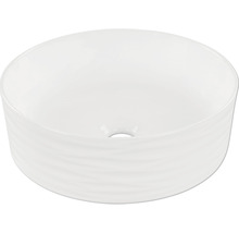 Rund keramisk tvättställsskål