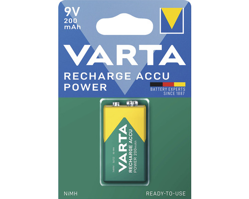Batteri VARTA 9V 200 mAh Batteri VARTA 9V 200 mAh