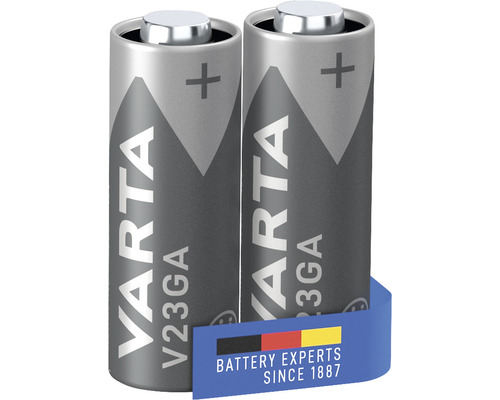 Två Varta V23GA batterier