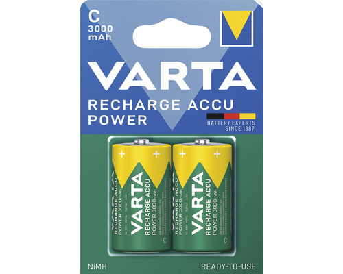 Batteri VARTA C 3000 mAh 2-pack Batteri VARTA C 3000 mAh 2-pack