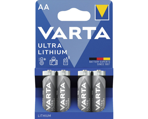 Batteri VARTA AA Professional Litium 4-pack-0
