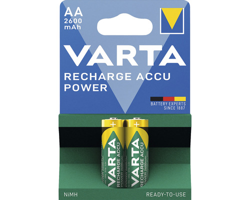 Laddningsbart batteri VARTA AA 2500 mAh 2-pack
