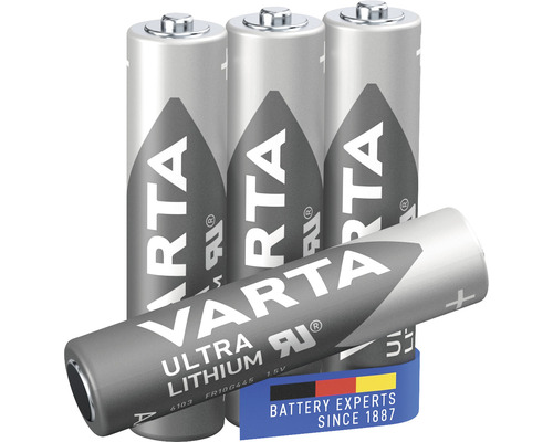 Batteri VARTA AAA Professional Litium 4-pack Batteri VARTA AAA Professional Litium 4-pack