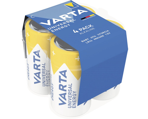 Batteri VARTA Energy C Baby 4-pack Batteri VARTA Energy C Baby 4-pack