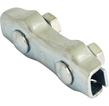 Wire clip av metall