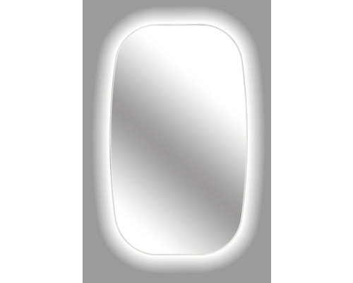 Spegel med belysning CORDIA retro line backlight vit 60x100 cm LED 26 W