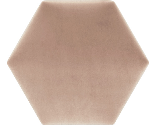 Sexkantig väggplatta av sammet