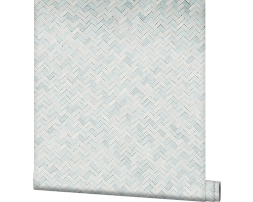 Tapetrulle med fiskbensmönster