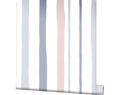 Tapetrulle med randigt mönster