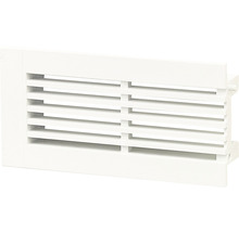 Vitt ventilationsgallerlock för inomhusbruk