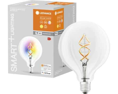 Ledvance Filament Globe125 30 E27 Multicolor med förpackning