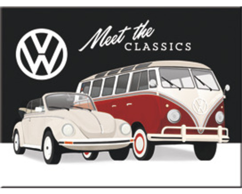 Magnet VW Meet The Classics 6x8cm