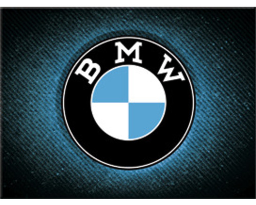 Magnet BMW Logo blue shine 6x8cm