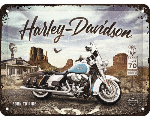 Plåtskylt Harley-Davidson 15x20cm