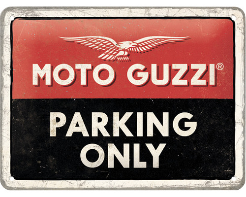 Plåtskylt Moto Guzzi Parking 15x20cm