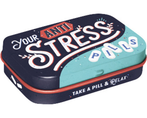 Plåtask mintpastill Anti Stress Pills