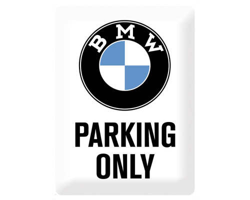 Plåtskylt BMW Parking Only 30x40cm