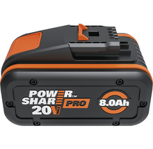 Worx Power Share Pro 20 volt batteri med 8.0 amperetimmar