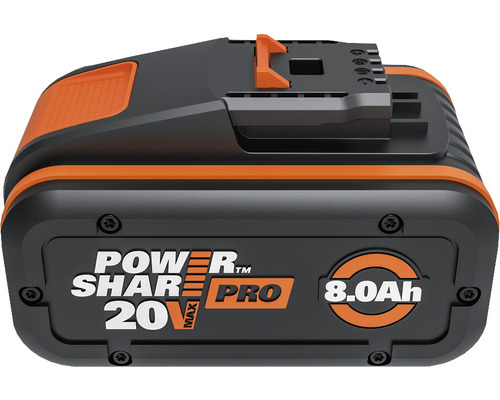 Worx Power Share Pro 20 volt batteri med 8.0 amperetimmar