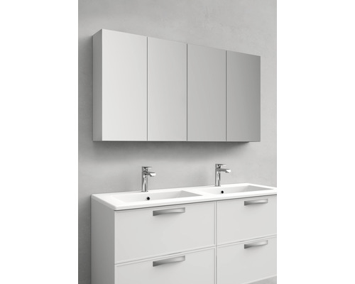Spegelskåp NORO Flex 1200x650 mm matt vit
