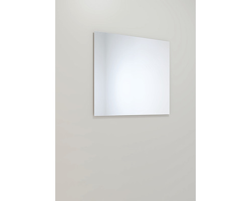 Rektangulär spegel för väggmontering