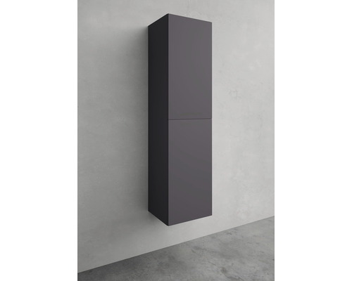 Hög skåp med två dörrar för väggmontering