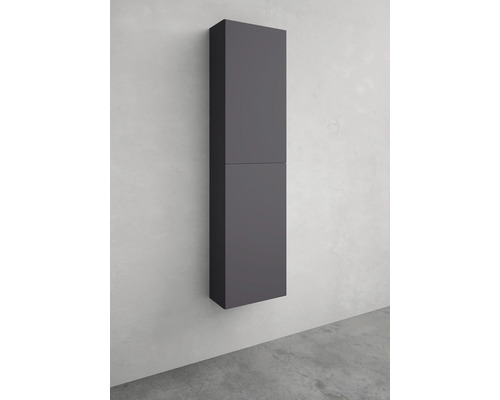 Vägghängt badrumsskåp med två dörrar