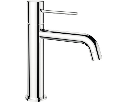 Tvättställsblandare NORO Vogue låg krom blank mässing 200 mm typgodkänd 310020 Enkel tvättställsblandare i metall