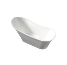 Fristående badkar NORO Seaside 159 vit slät ovalt 730x1590 mm 7307656