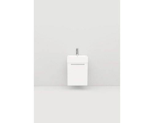Tvättställsskåp NORO Single vit blank 450 mm 1001