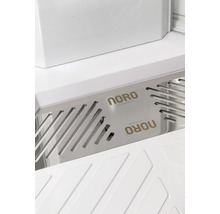 Duschkabin NORO Wave klarglas silver aluminium matt 90x90 cm 2085-thumb-1