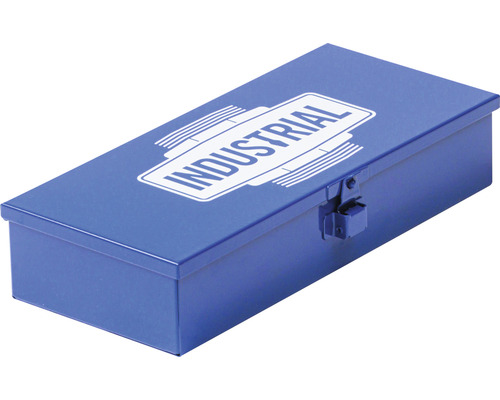 Verktygslåda i metall med tryck