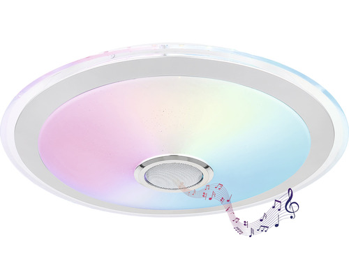 LED-taklampa med musikfunktion