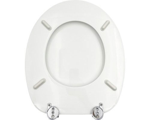 Toalettsits av plast med fäste