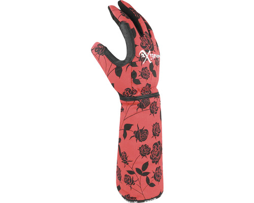 Trädgårdshandske med rosmönster