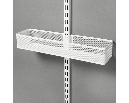Förvaringskorg i metall för hyllsystem