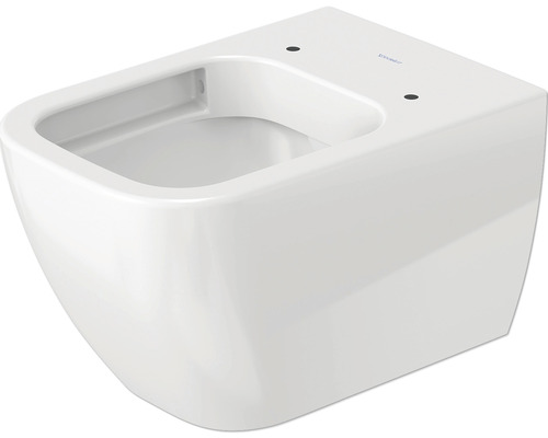 Vägghängd toalett DURAVIT Happy D.2 utan WC-sits vit blank vattensparande P-lås