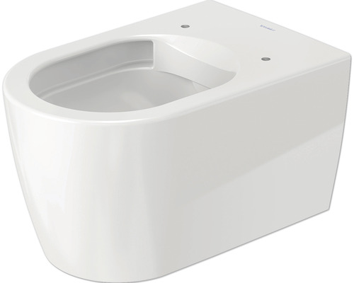 Vägghängd toalett DURAVIT ME by Starck utan WC-sits vit blank vattensparande P-lås Vägghängd toalett DURAVIT ME by Starck utan WC-sits vit blank vattensparande P-lås