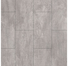 Grå golvplattor med betongutseende för inomhusbruk.