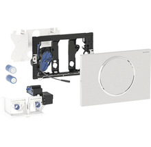 Geberit Sigma80 tryckplatta med tillhörande installationsteknik