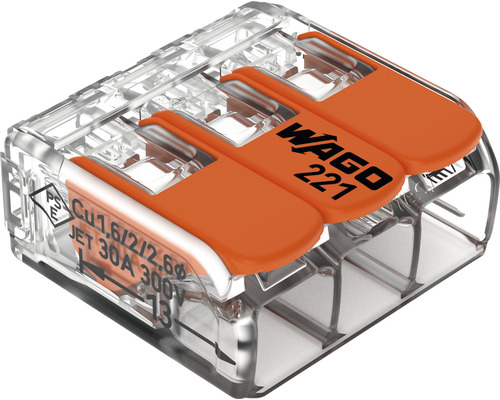 Wago 221 kopplingsplint för elektriska ledningar