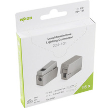 Förpackning Wago ljuskontakter 224-101 med 15 stycken
