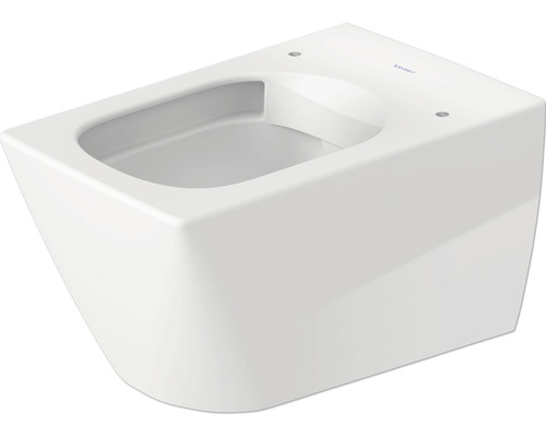 Vägghängd toalett DURAVIT Viu utan WC-sits vit blank vattensparande P-lås