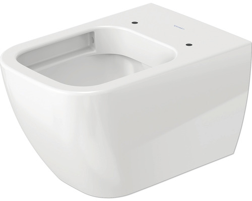 Vägghängd toalett DURAVIT Happy D.2 utan WC-sits vit blank vattensparande P-lås