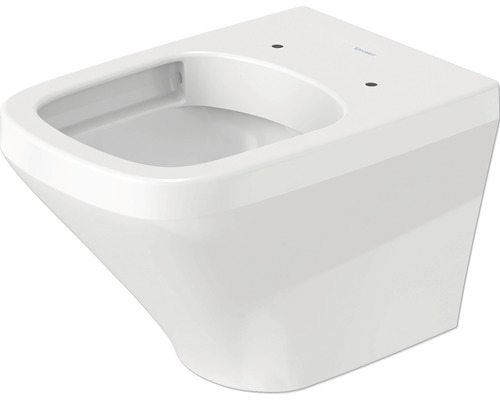 Vägghängd toalett DURAVIT DuraStyle utan WC-sits vit blank vattensparande med beläggning P-lås Vägghängd toalett DURAVIT DuraStyle utan WC-sits vit blank vattensparande med beläggning P-lås