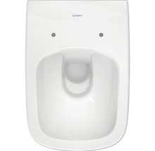 Vägghängd WC med djup spolning av sanitetskeramik med Duravit-logotyp